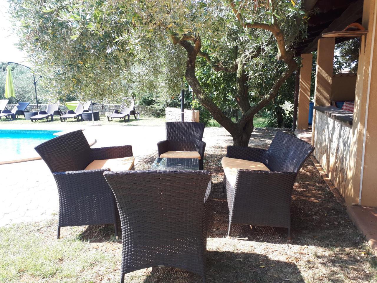 Guesthouse "Barboska" - Big Outdoor Swimming Pool & Private Tennis Court Vodnjan Bagian luar foto